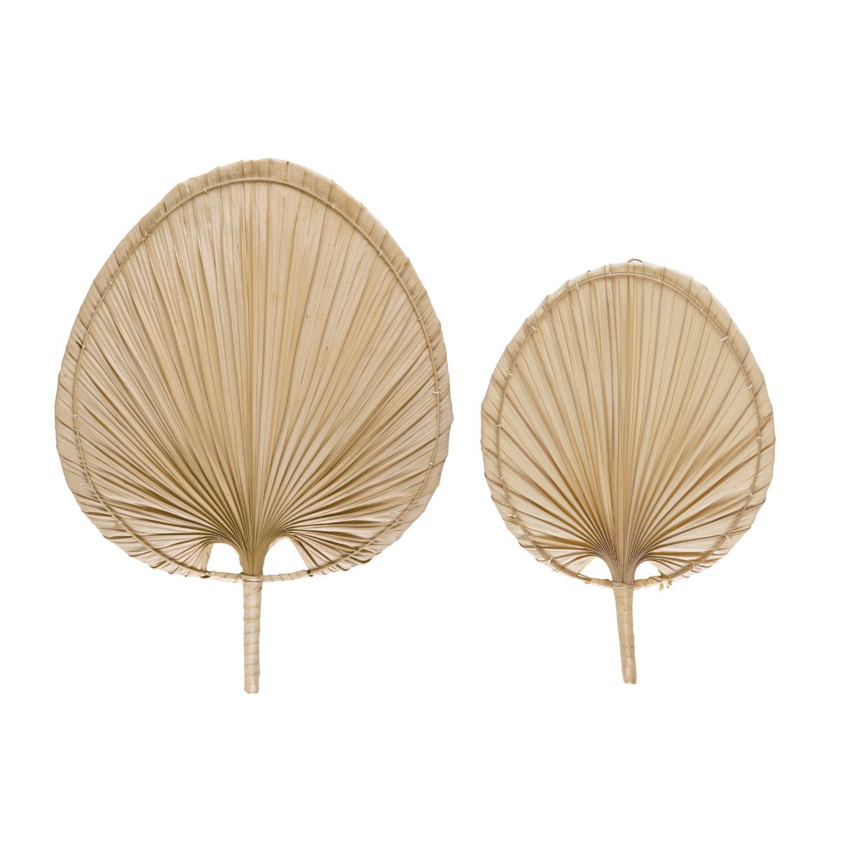 Figura decorativa pai pai de fibra natural oriental 54cm