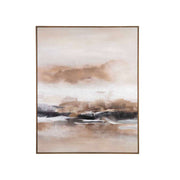 Cuadro abstracto en tonos marrones Dakota 80 x 100