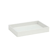 Bandeja vaciabolsillos blanca de piel