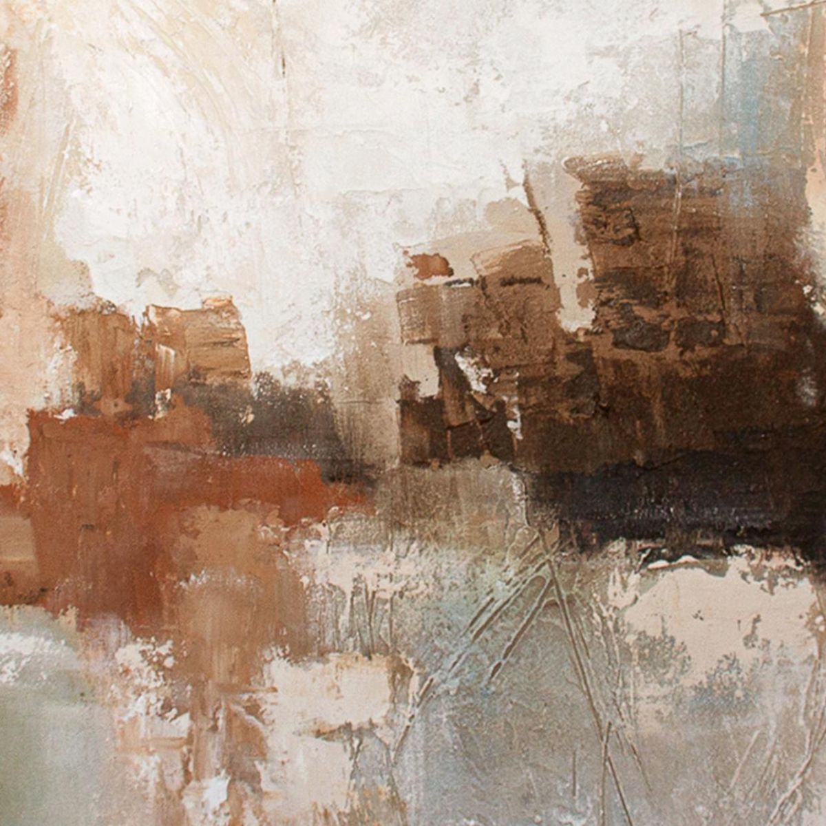 Pintura decorativa moderna para salón Andrea House