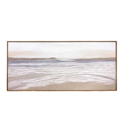 Cuadro abstracto paisaje playa