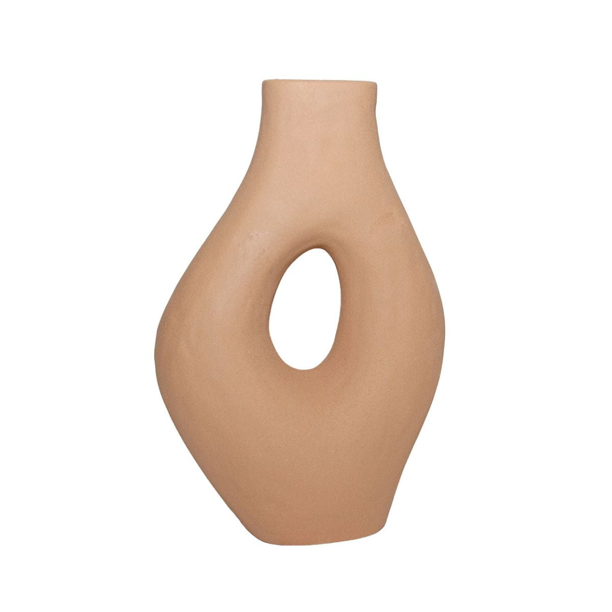 Jarrón de terracota irregular