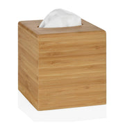 Caja para pañuelos de bambú marrón