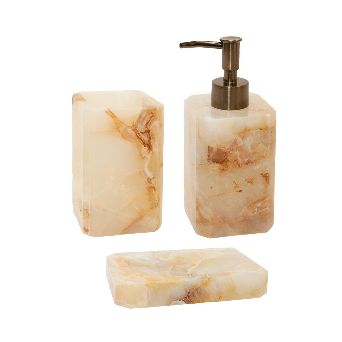 Jabonera de cuarto de baño de mármol