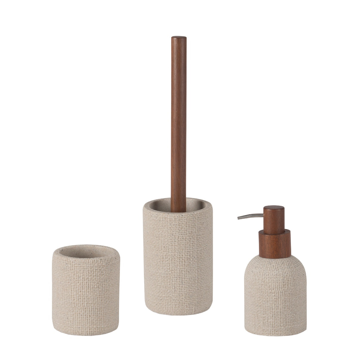 Portacepillos de baño con textura