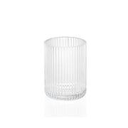 Portacepillos de cuarto de baño de cristal clásico
