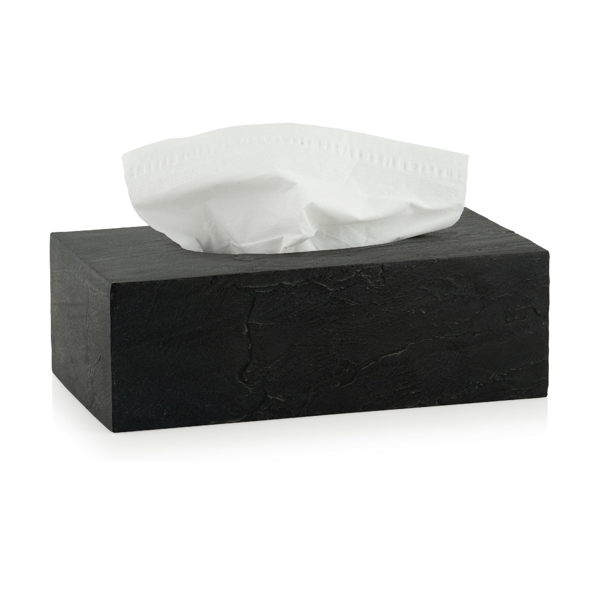 Portapañuelos de pizarra negro