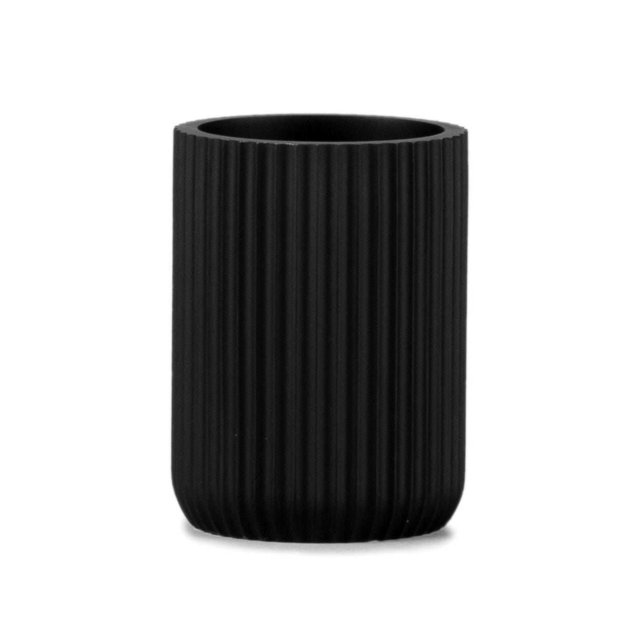 Portacepillos negro stripes
