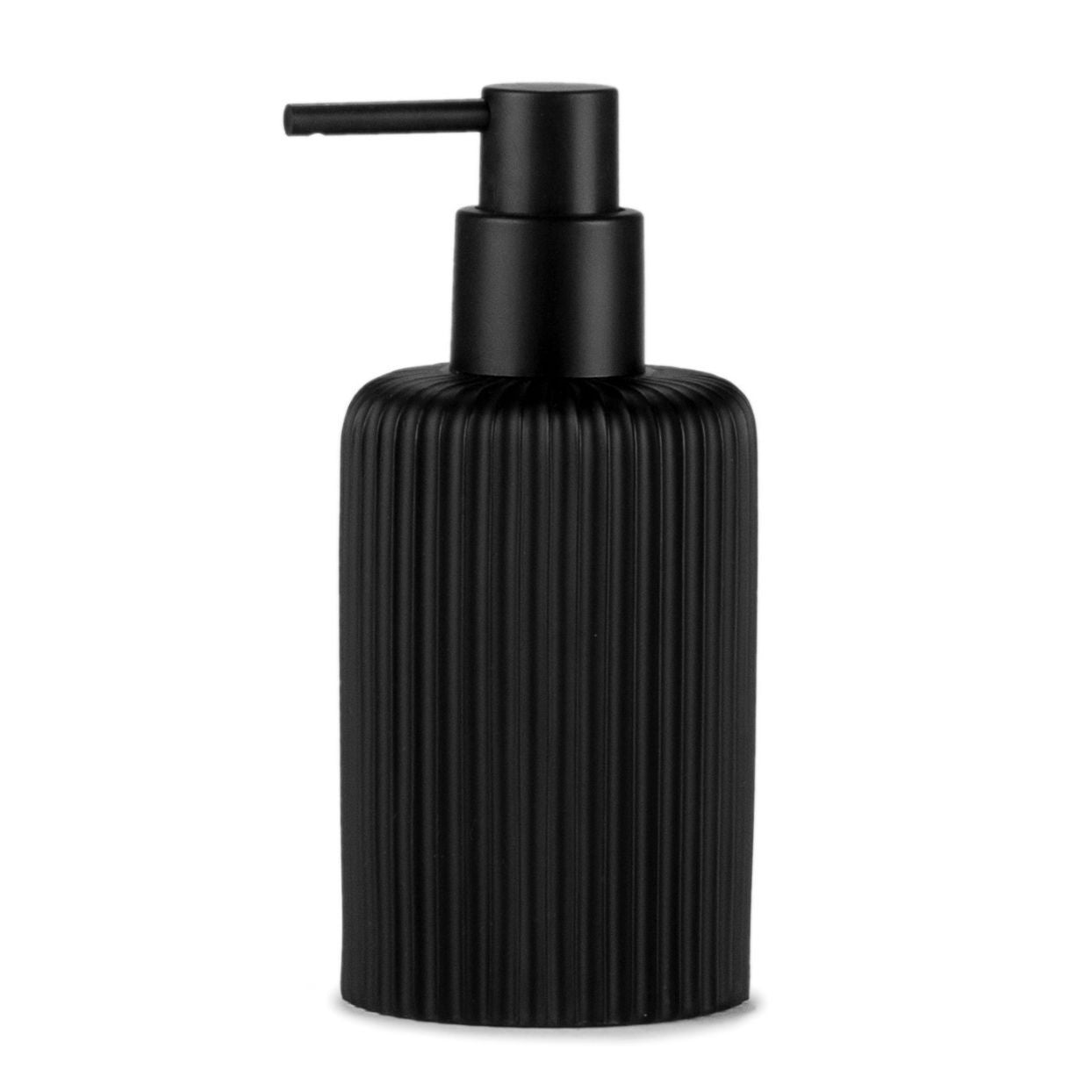 Dispensador negro mate de resina