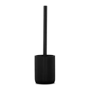 Escobilla de baño negra de resina estilo nórdico