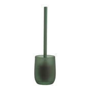 Escobilla de baño moderna verde de cristal
