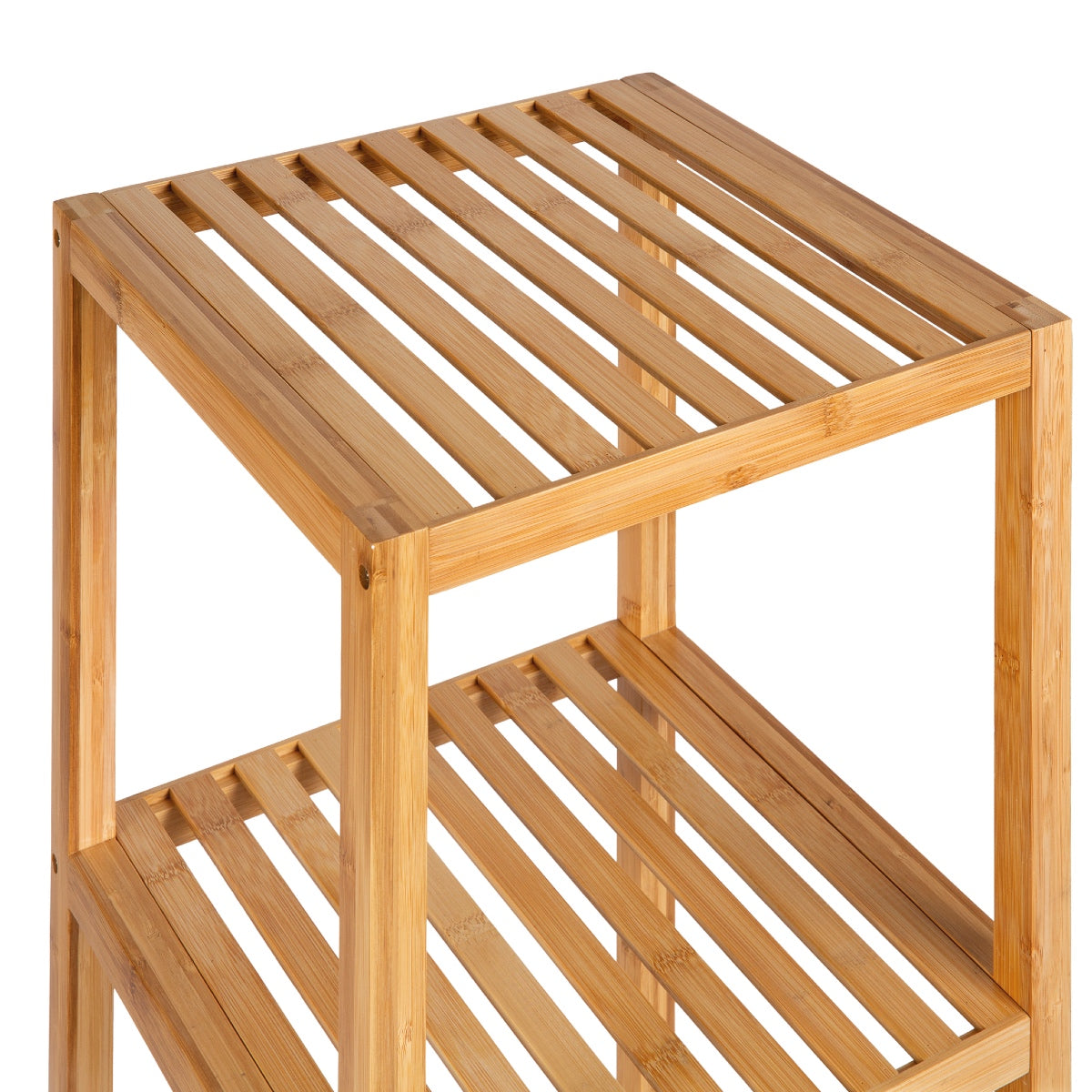 Armario de baño de bambú nórdico 110 cm