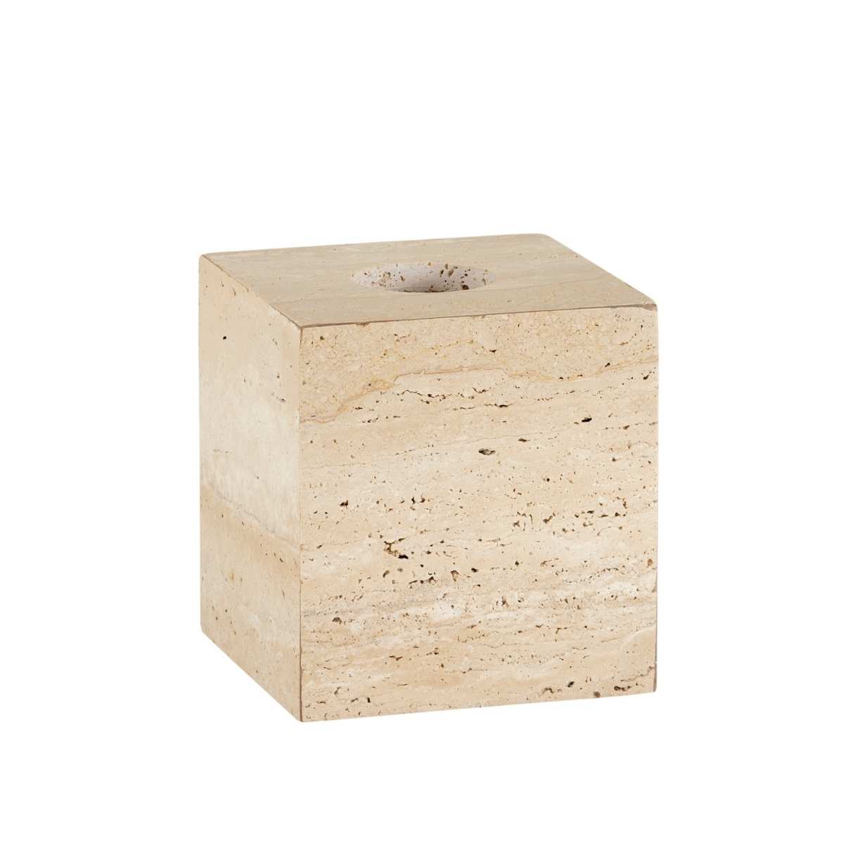 Caja de pañuelos de mármol natural