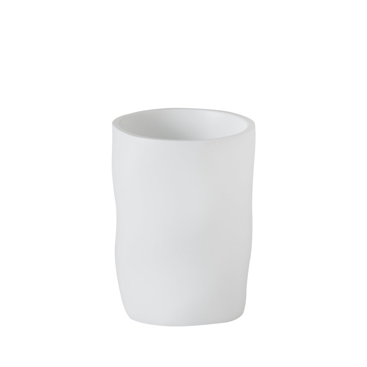 Portacepillos de baño blanco de resina