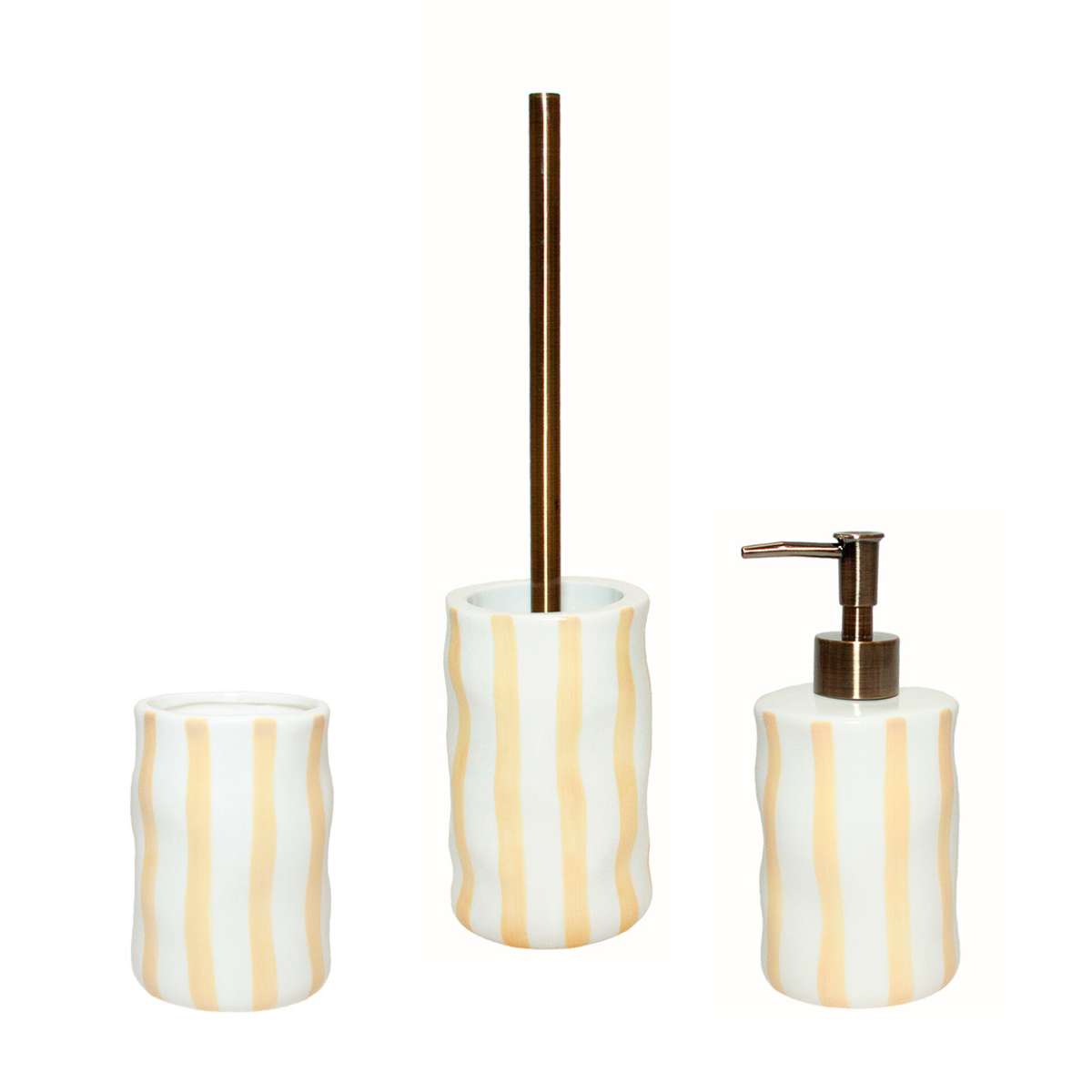 Conjunto de baño de rallas