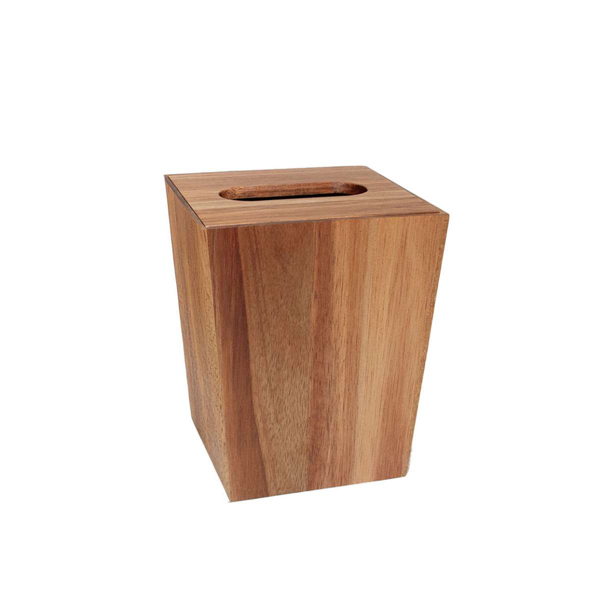 Papelera de madera de acacia 1,5L