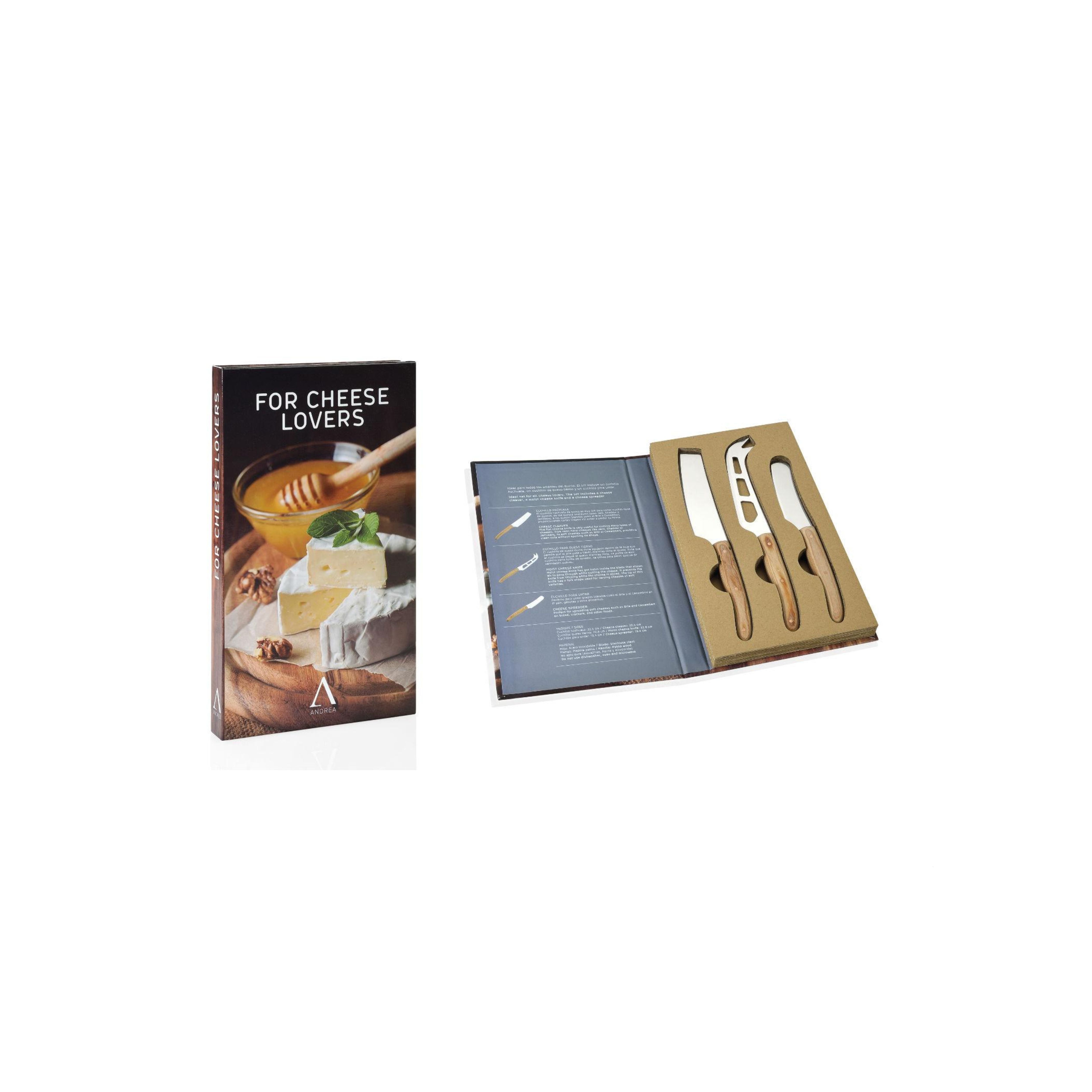 Set de 3 cuchillos de queso gourmet