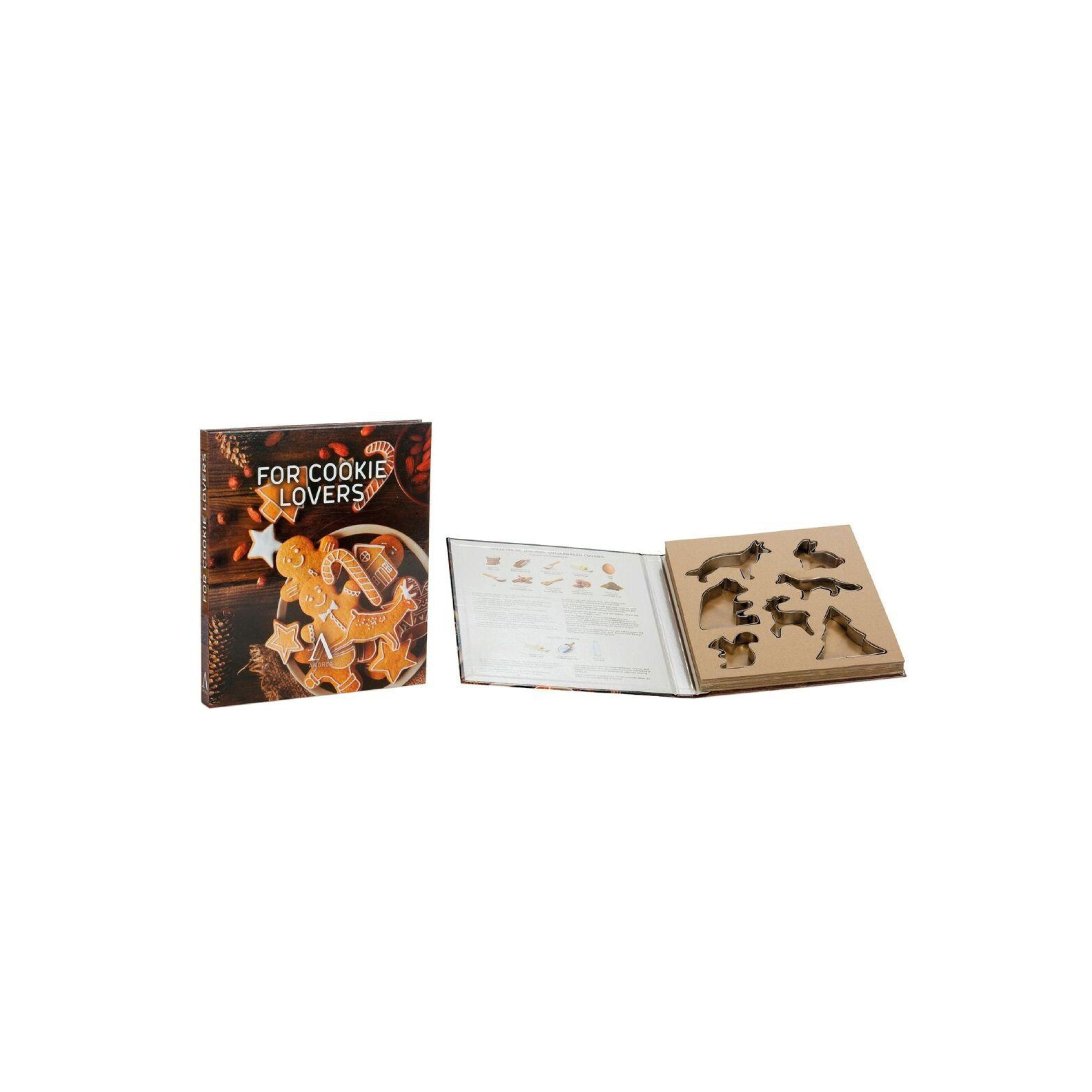 Kit de moldes de galletas infantiles de acero plateado