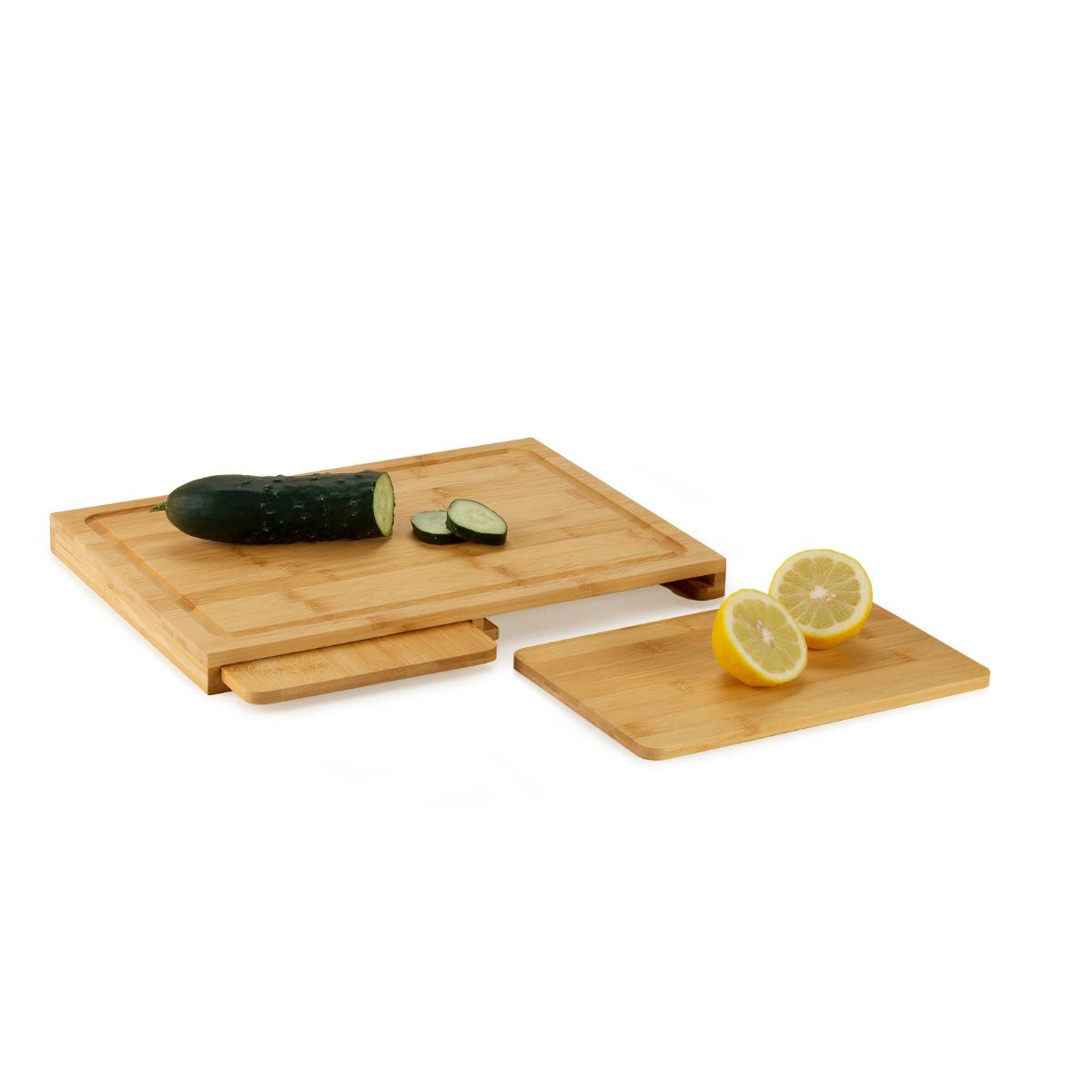 Set de 3 tablas de cortar de bambú