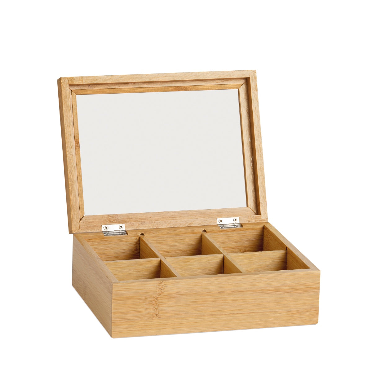 Caja para té de bambú