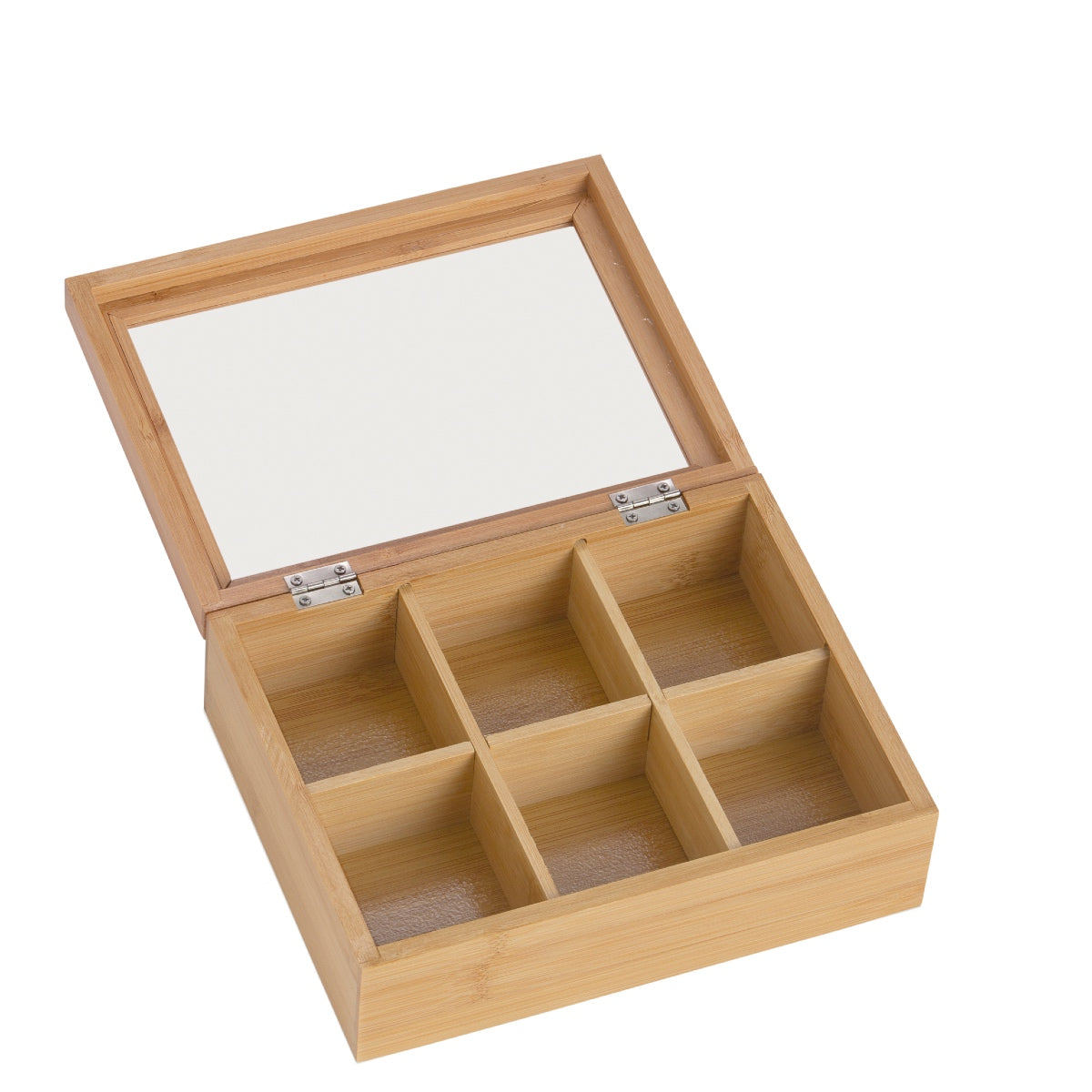 Caja para té de bambú
