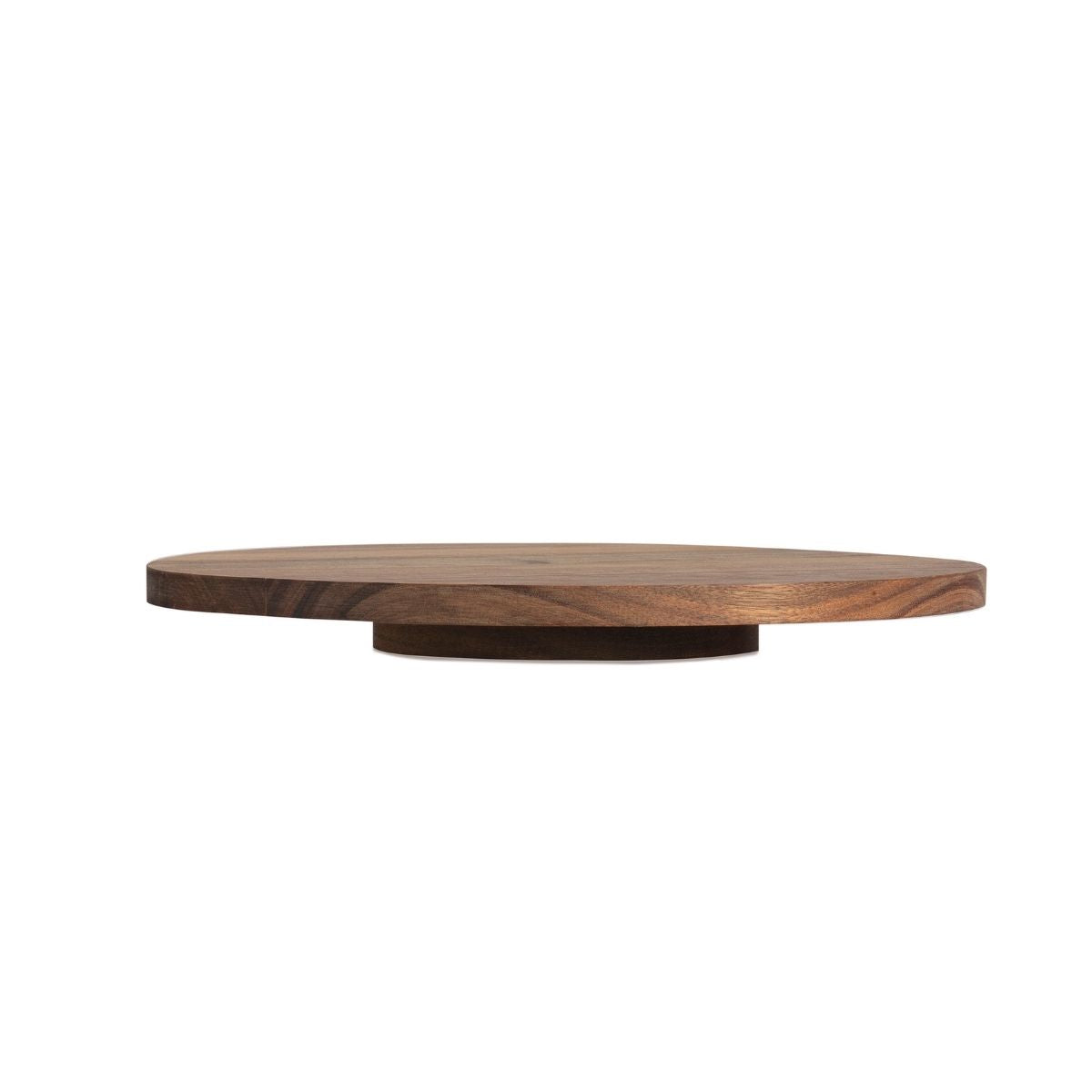 Tabla giratoria de madera de acacia