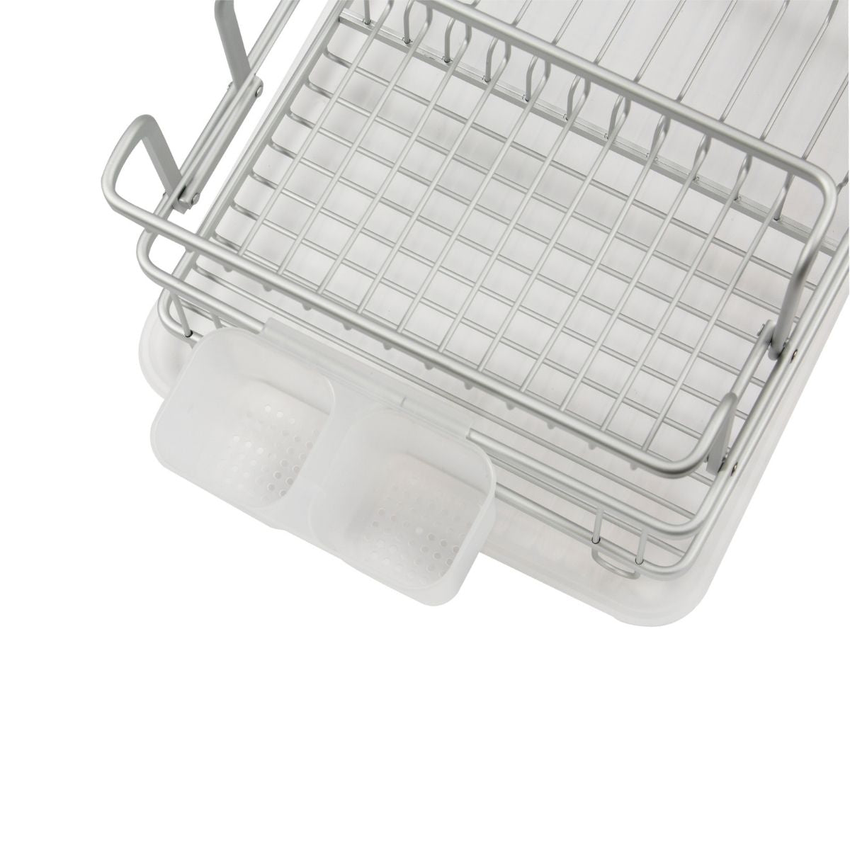 Escurreplatos de cocina de metal doble