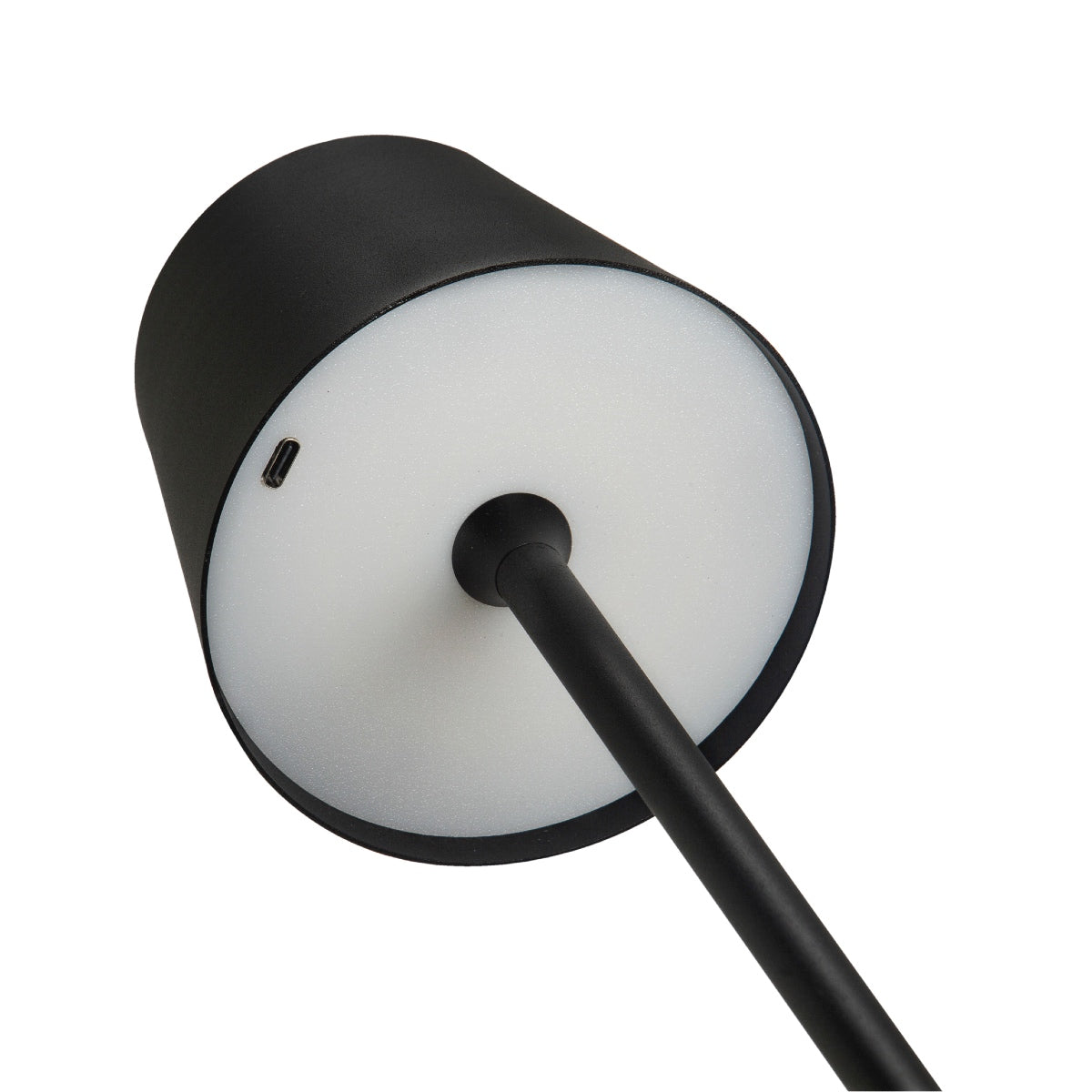 Lámpara de led inalámbrica negra