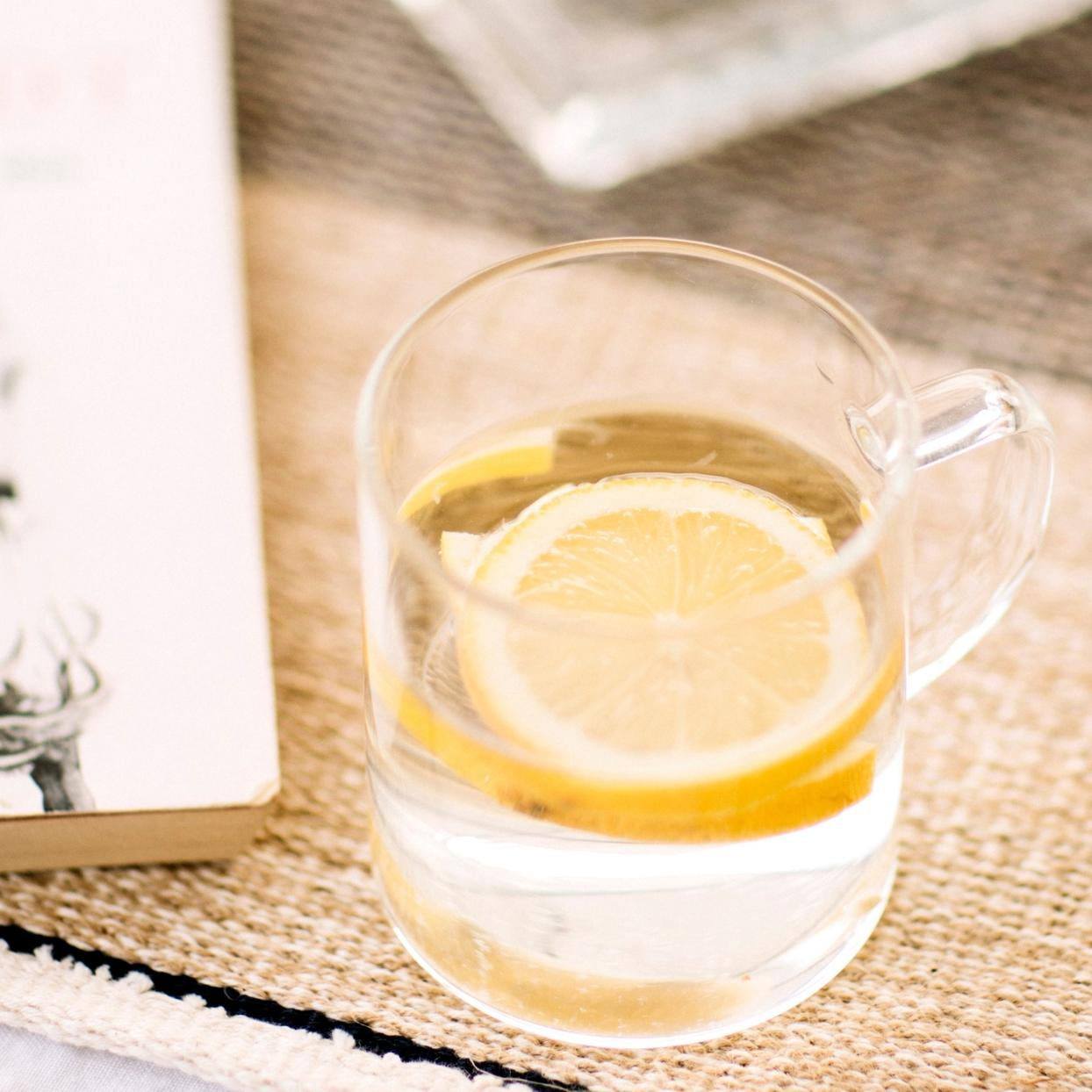 Set de 2 tazas para café y té de cristal