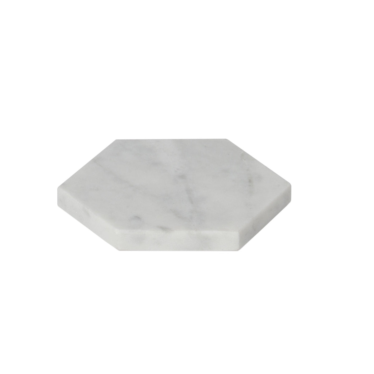 Posavasos de mármol blanco y gris