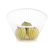 Frutero de cocina de metal blanco