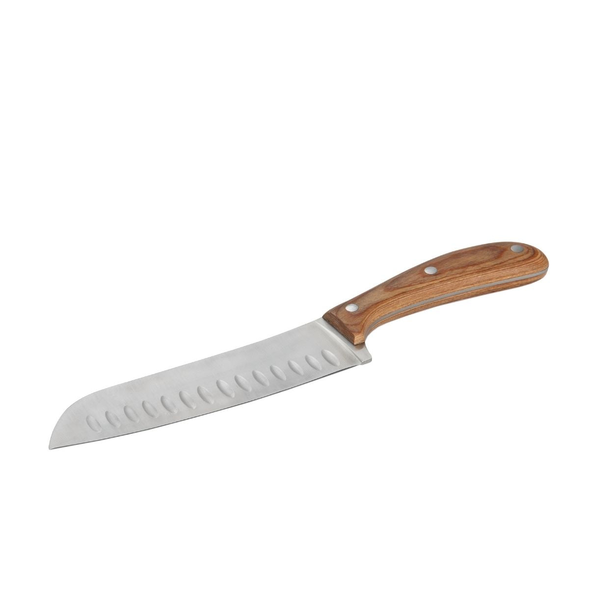 Set de 2 cuchillos santoku de madera de acacia