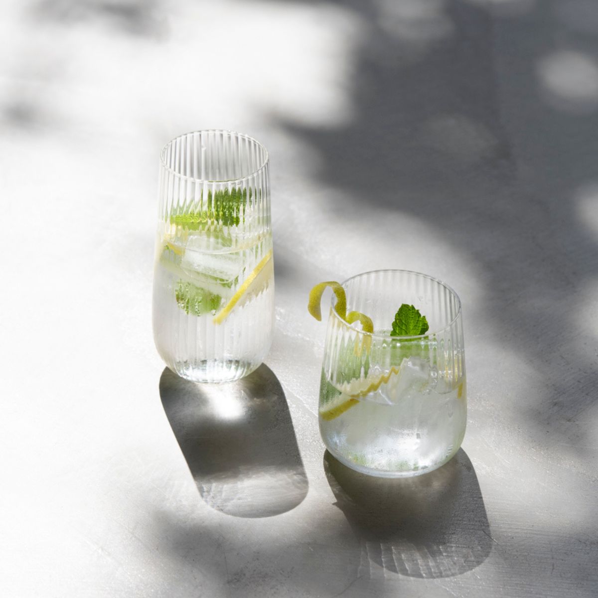 Set de 6 vasos de vidrio Milan 450 ml
