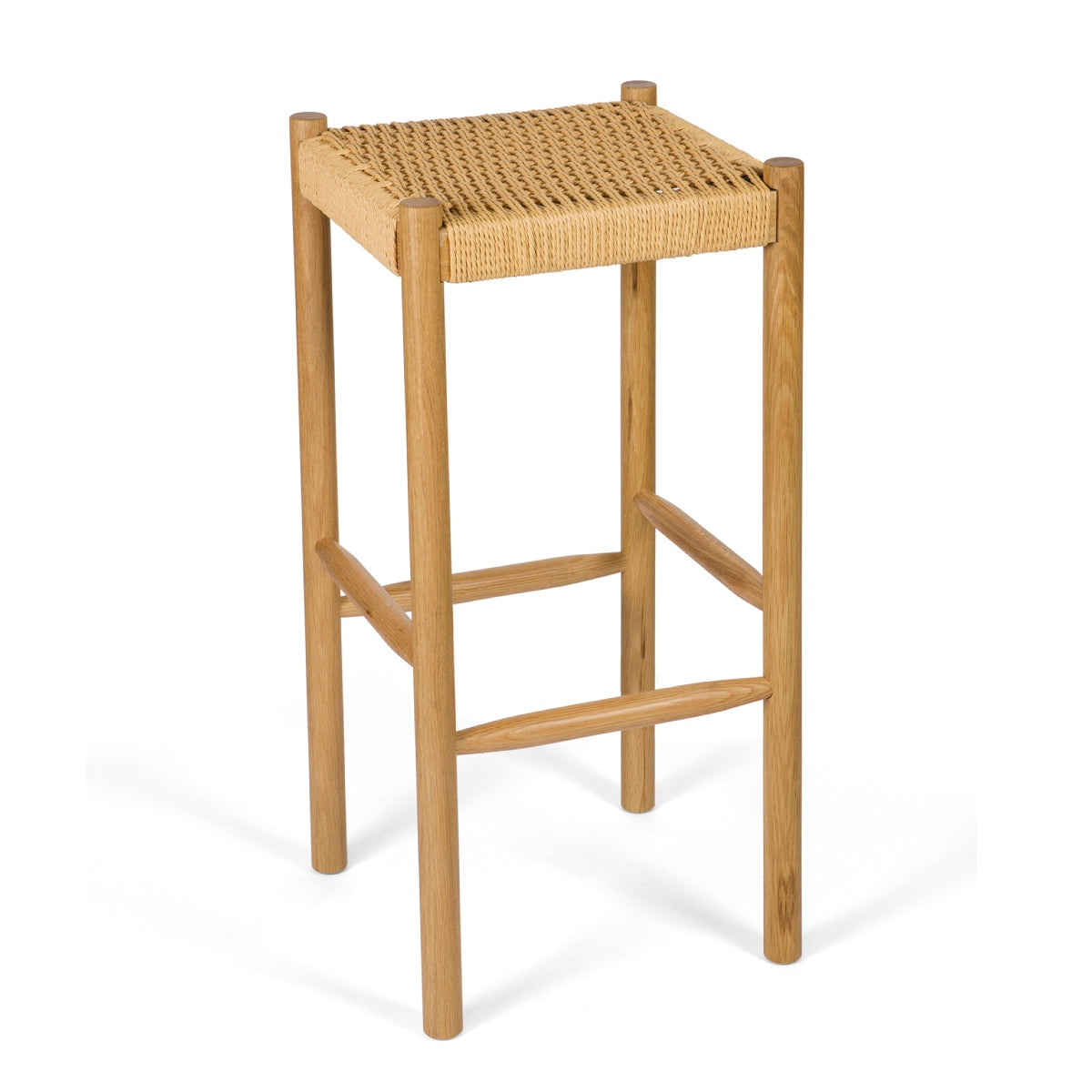 Taburete de cocina nórdico de madera
