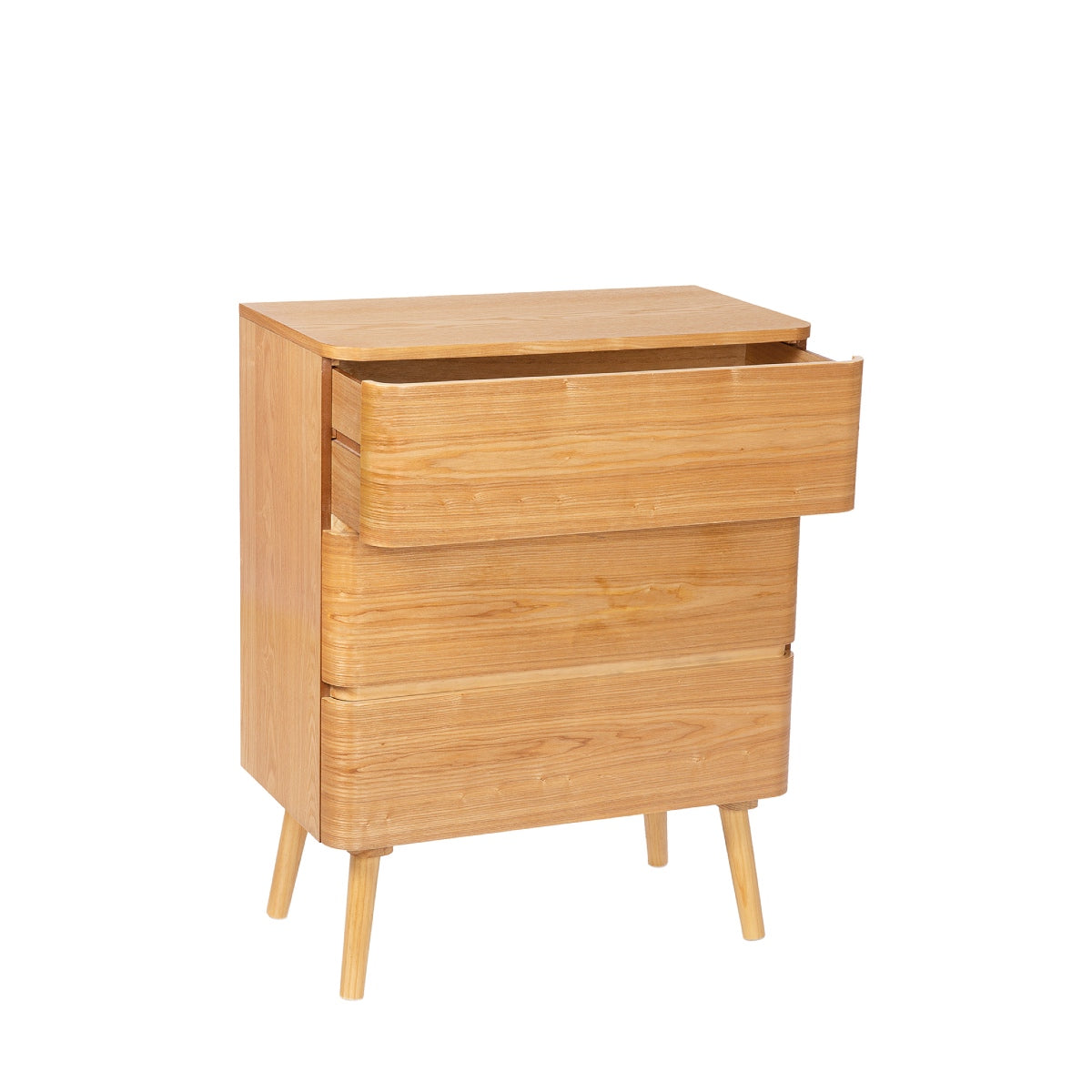 Cajonera de 3 cajones moderna de madera
