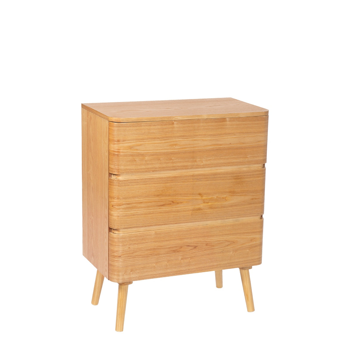 Cajonera de 3 cajones moderna de madera