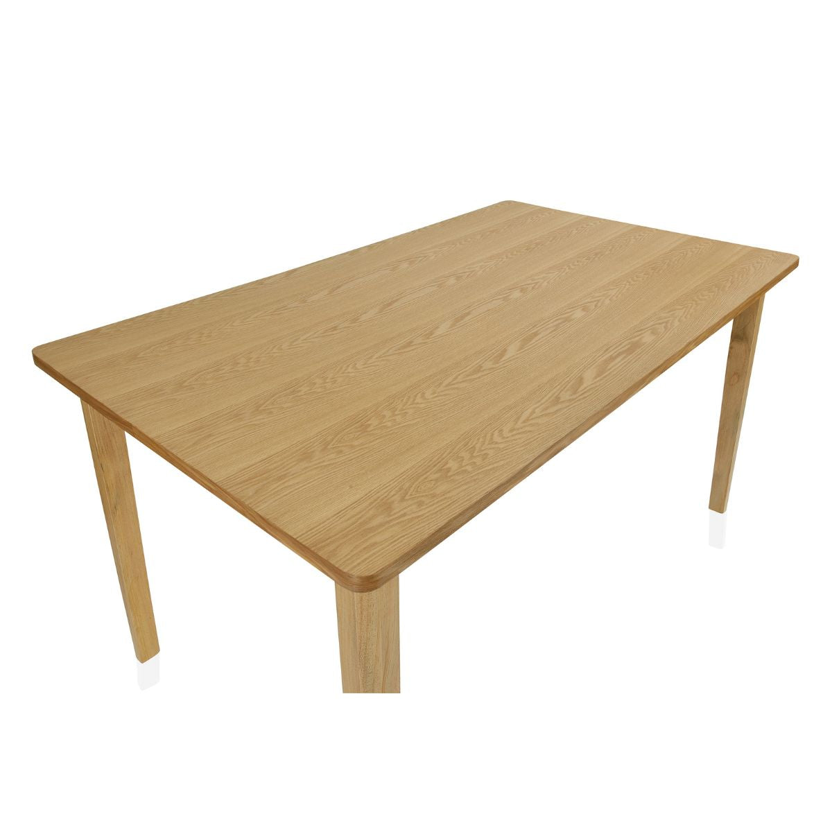 Mesa de comedor clásica de madera beige