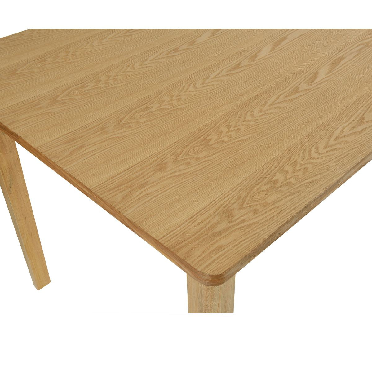 Mesa de comedor clásica de madera beige