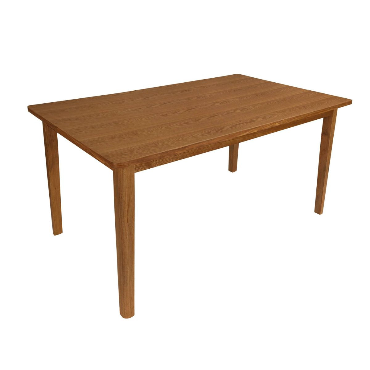 Mesa de comedor de madera oscura
