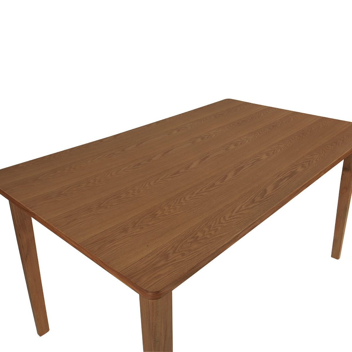 Mesa de comedor de madera oscura