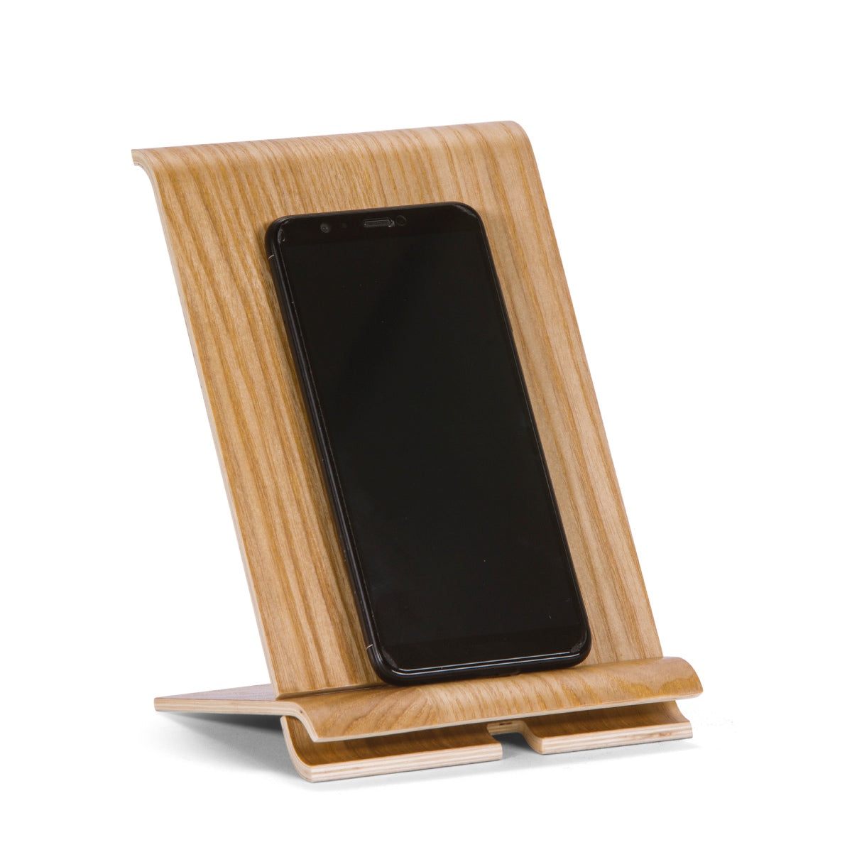 Soporte para smartphone de madera