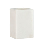 Portacepillos de baño de mármol blanco